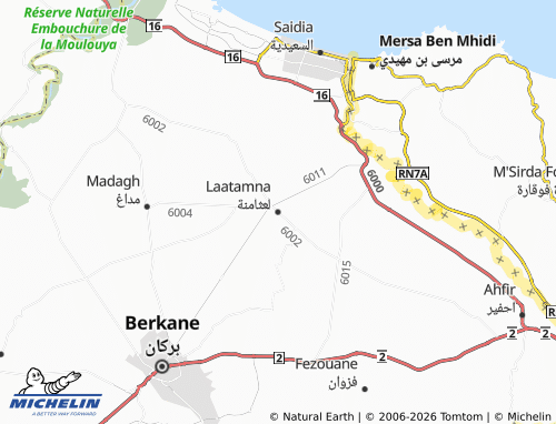 MICHELIN La'thamnah map - ViaMichelin