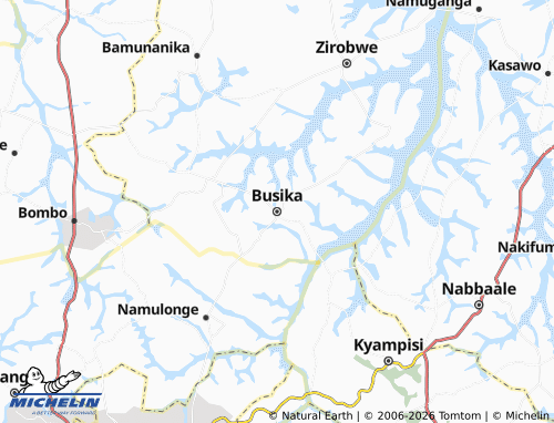 MICHELIN Busika map - ViaMichelin