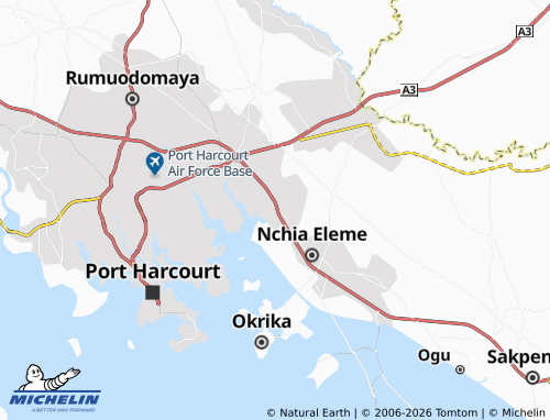 Mappa MICHELIN Akpajo - ViaMichelin