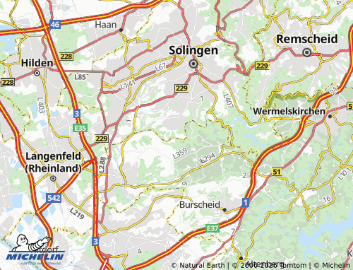 MICHELIN Unten-Rüden-Oben map - ViaMichelin
