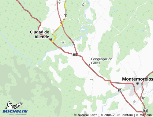MICHELIN Canoas map - ViaMichelin