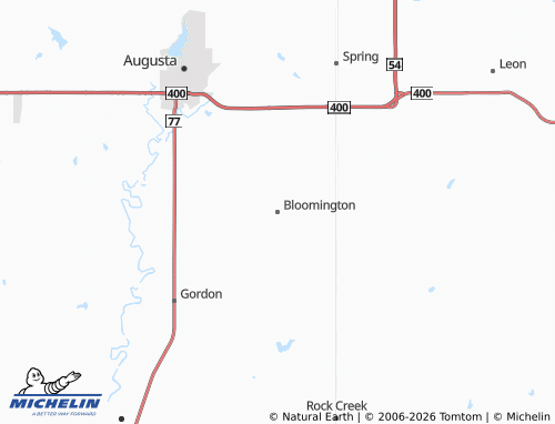 Carte MICHELIN Bloomington - ViaMichelin