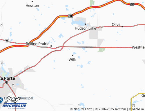 MICHELIN Wills map - ViaMichelin