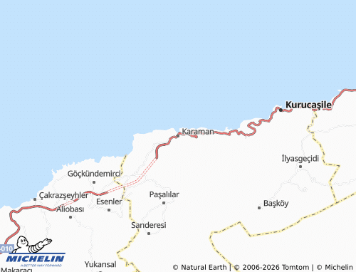 MICHELIN Karaman map - ViaMichelin
