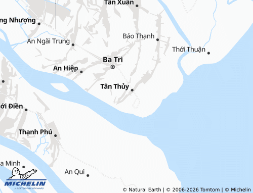 Mapa MICHELIN An Hòa Tây - ViaMichelin