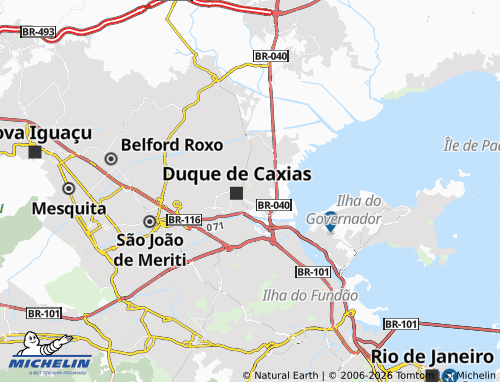 Mapa MICHELIN Parque Pauliceia - ViaMichelin