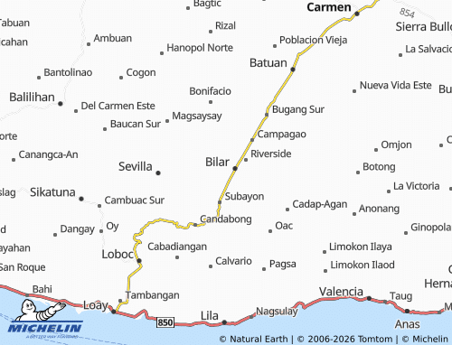 Mappa MICHELIN Roxas - ViaMichelin