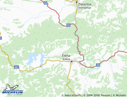 Mapa MICHELIN Blaskovtsi - ViaMichelin