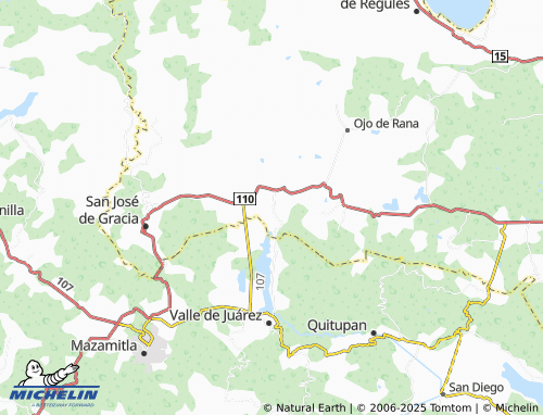 MICHELIN El Sabino map - ViaMichelin