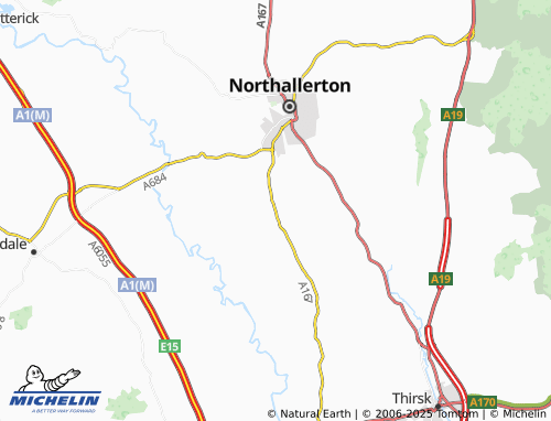 Carte MICHELIN North Otterington - ViaMichelin
