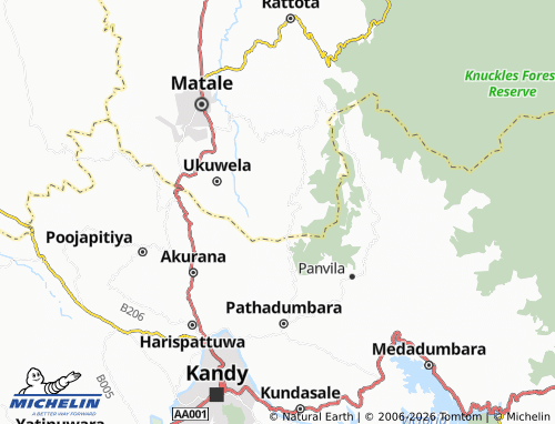 Mappa MICHELIN Pahala Wehigala - ViaMichelin