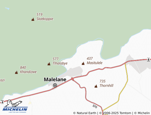 Mapa MICHELIN Riverside - ViaMichelin