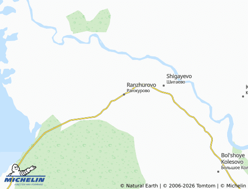 MICHELIN-Landkarte Ranzhurovo - ViaMichelin