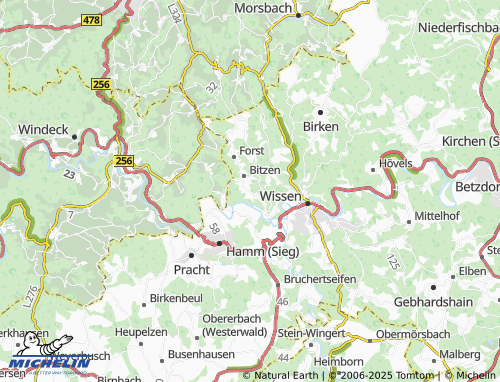 MICHELIN Dünebusch map - ViaMichelin