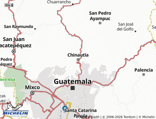 Mapa MICHELIN Chinautla - ViaMichelin