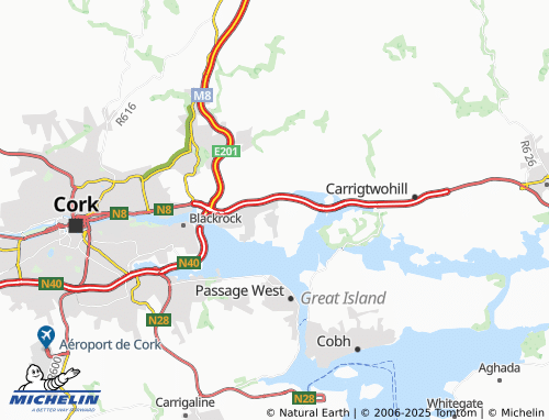 MICHELIN Courtstown map - ViaMichelin