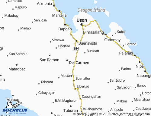 MICHELIN Paguihaman map - ViaMichelin
