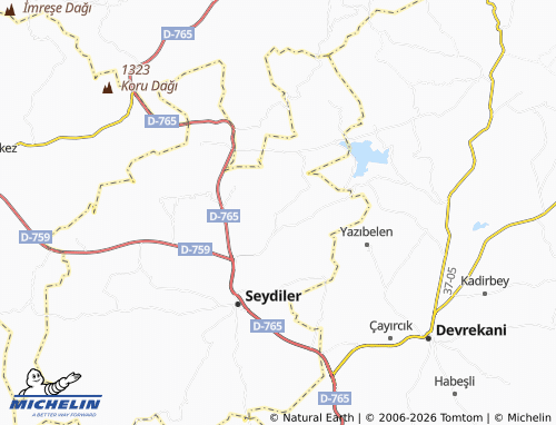 Mappa MICHELIN Yolyaka - ViaMichelin