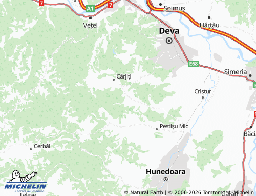 Mappa MICHELIN Popești - ViaMichelin