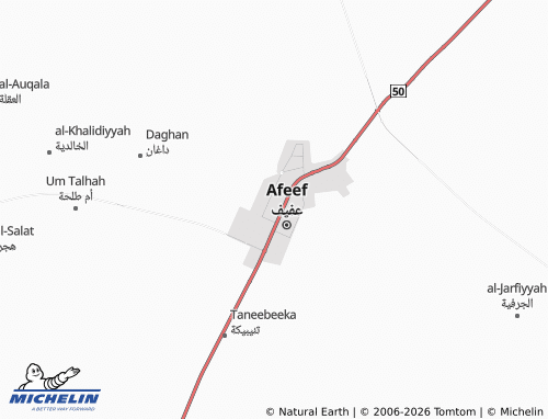 MICHELIN King Fahd map - ViaMichelin