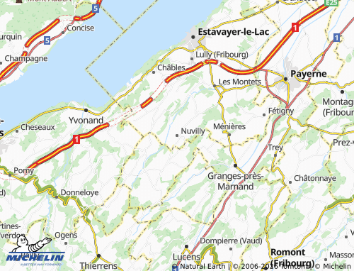 Carte MICHELIN Nuvilly - ViaMichelin