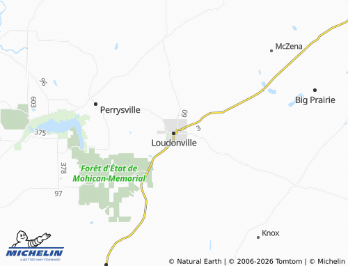 Mappa MICHELIN Loudonville - ViaMichelin