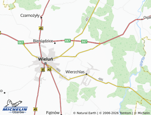 MICHELIN Olewin map - ViaMichelin