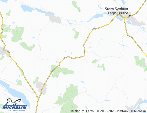 MICHELIN Pankivtsi map - ViaMichelin