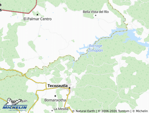 MICHELIN Xodhe map - ViaMichelin