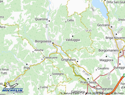 Mappa MICHELIN Fenera San Giulio - ViaMichelin