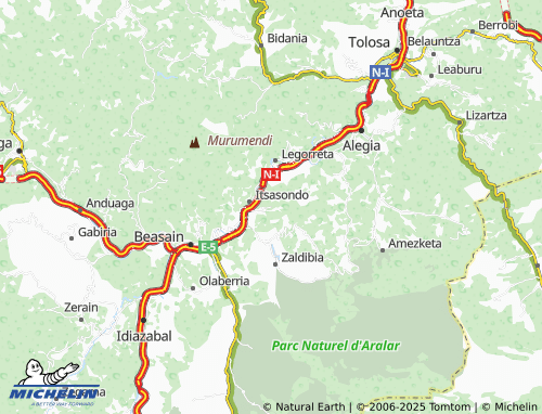 MICHELIN-Landkarte Altzaga - ViaMichelin