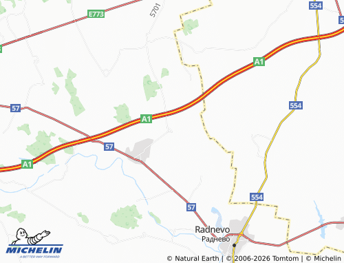 Mappa MICHELIN Pshenichevo - ViaMichelin