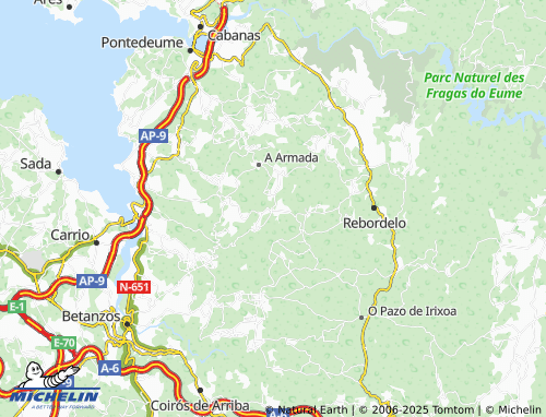 MICHELIN Vilamateo (Santiago) map - ViaMichelin
