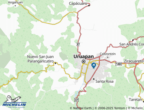 MICHELIN Rincón del Ángel map - ViaMichelin