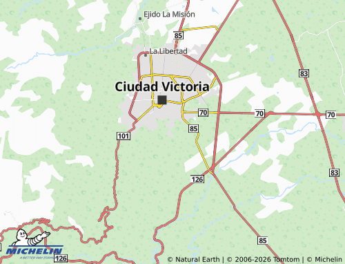 MICHELIN-Landkarte Constitución - ViaMichelin