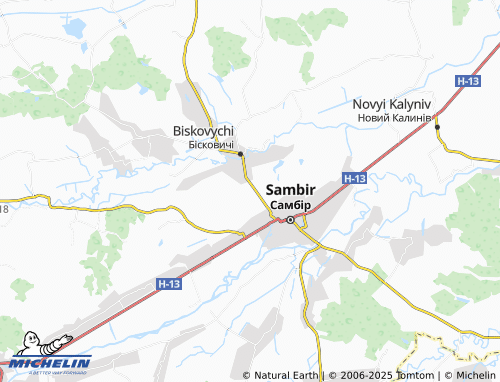MICHELIN Rudnia map - ViaMichelin