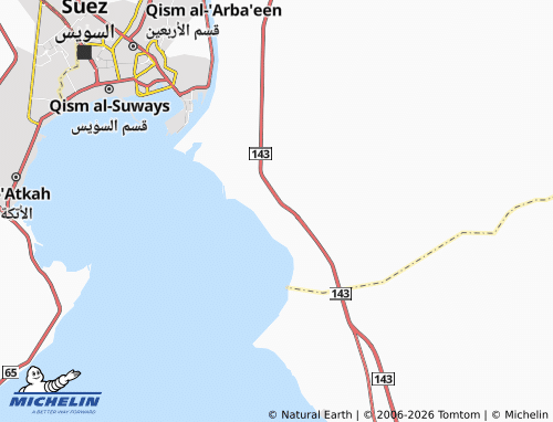 MICHELIN Ayoun Mousa map - ViaMichelin