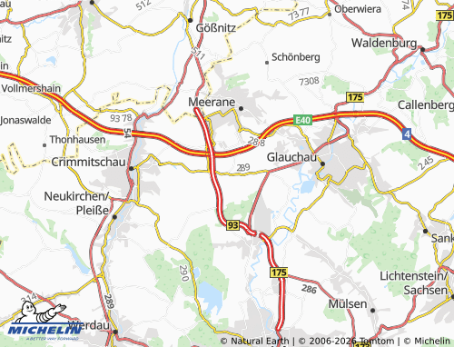 Carte MICHELIN Dennheritz - ViaMichelin