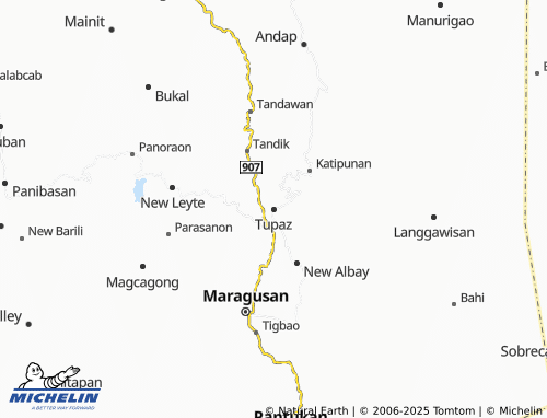 MICHELIN-Landkarte Tupaz - ViaMichelin