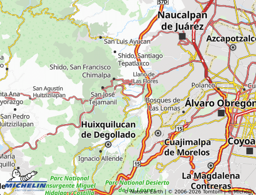 Mappa MICHELIN La Magdalena Chichicaspa - ViaMichelin