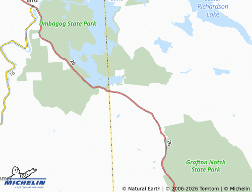 Mapa MICHELIN Upton - ViaMichelin