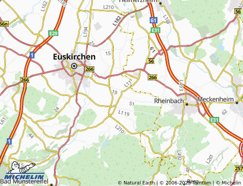 MICHELIN Palmersheim map - ViaMichelin