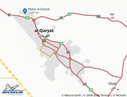 MICHELIN-Landkarte al-Wahah - ViaMichelin