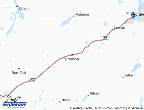 Mappa MICHELIN Bronson - ViaMichelin