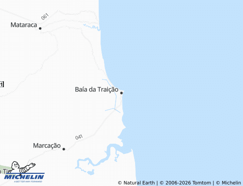 Mapa MICHELIN Baía da Traição - ViaMichelin