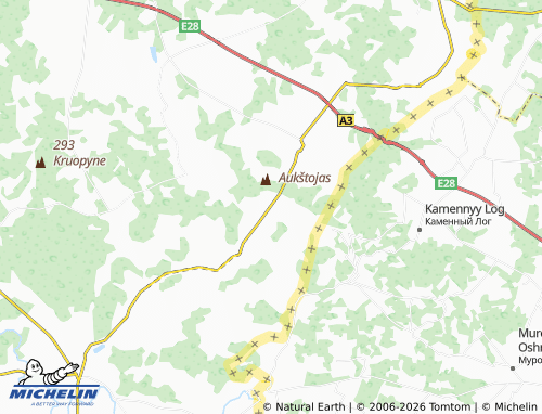 Mappa MICHELIN Padvarionys - ViaMichelin