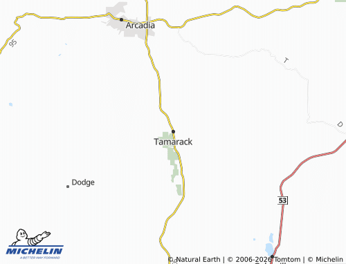 Mapa MICHELIN Tamarack - ViaMichelin