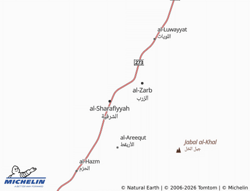 Carte MICHELIN Ghareef - ViaMichelin