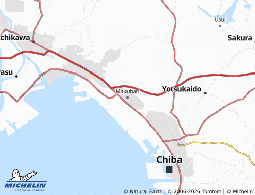 Mappa MICHELIN Makuhari - ViaMichelin