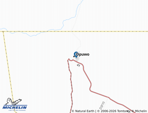 Mappa MICHELIN Opuwo - ViaMichelin